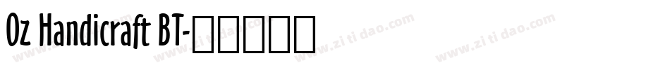 Oz Handicraft BT字体转换